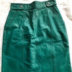 Beautiful leather skirt